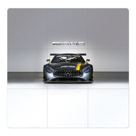 Магнитный плакат 3Х3 с принтом AMG Motorsport в Курске, Полимерный материал с магнитным слоем | 9 деталей размером 9*9 см | amg | car | mercedes benz | mersedes | motorsport | power | race | автомобиль | автоспорт | гонка | мерседес | мощь