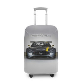 Чехол для чемодана 3D с принтом AMG Motorsport в Курске, 86% полиэфир, 14% спандекс | двустороннее нанесение принта, прорези для ручек и колес | amg | car | mercedes benz | mersedes | motorsport | power | race | автомобиль | автоспорт | гонка | мерседес | мощь