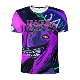 Мужская футболка 3D спортивная с принтом League of Legends в Курске, 100% полиэстер с улучшенными характеристиками | приталенный силуэт, круглая горловина, широкие плечи, сужается к линии бедра | league of legends | lol | moba | воин | легенд | лига | маг | поддержка | стратегия | стрелок | танк | чемпион