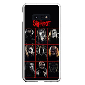 Чехол для Samsung S10E с принтом Slipknot-Alltogether в Курске, Силикон | Область печати: задняя сторона чехла, без боковых панелей | band | group | metal | rock | slipknot | группа | метал | рок | слипнот