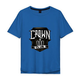 Мужская футболка хлопок Oversize с принтом Toyota Crown Club в Курске, 100% хлопок | свободный крой, круглый ворот, “спинка” длиннее передней части | toyota crown club crown