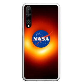 Чехол для Honor P30 с принтом Черная дыра NASA в Курске, Силикон | Область печати: задняя сторона чехла, без боковых панелей | nasa | астрономия | горизонт событий | космос | наса | черная дыра