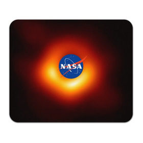 Коврик прямоугольный с принтом Черная дыра NASA в Курске, натуральный каучук | размер 230 х 185 мм; запечатка лицевой стороны | nasa | астрономия | горизонт событий | космос | наса | черная дыра