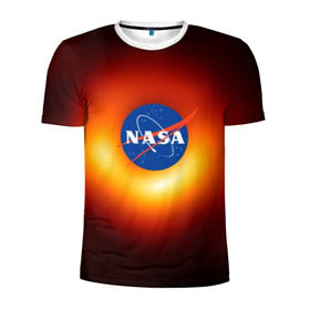 Мужская футболка 3D спортивная с принтом Черная дыра NASA в Курске, 100% полиэстер с улучшенными характеристиками | приталенный силуэт, круглая горловина, широкие плечи, сужается к линии бедра | nasa | астрономия | горизонт событий | космос | наса | черная дыра