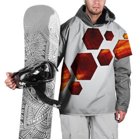 Накидка на куртку 3D с принтом абстрактные соты в Курске, 100% полиэстер |  | abstraction | geometry | hexagon | techno | абстракция | броня | геометрия | краски | неон | неоновый | сетка | соты | стальная броня | текстура | шестигранники