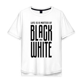 Мужская футболка хлопок Oversize с принтом Juventus - Live! в Курске, 100% хлопок | свободный крой, круглый ворот, “спинка” длиннее передней части | 0x000000123 | black and white | juve | juventus | юве.ювентус