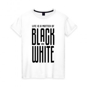 Женская футболка хлопок с принтом Juventus - Live! в Курске, 100% хлопок | прямой крой, круглый вырез горловины, длина до линии бедер, слегка спущенное плечо | 0x000000123 | black and white | juve | juventus | юве.ювентус