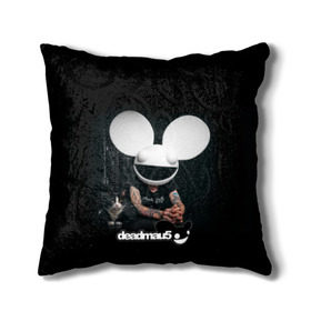 Подушка 3D с принтом Deadmau5 в Курске, наволочка – 100% полиэстер, наполнитель – холлофайбер (легкий наполнитель, не вызывает аллергию). | состоит из подушки и наволочки. Наволочка на молнии, легко снимается для стирки | dead | deadmau5 | dj | electro | house | joel | mouse | progressive | thomas | zimmerman | дедмаус | джоэль | диджей | мёртвая | мышь | прогрессив | томас | хаус | циммерман | электро