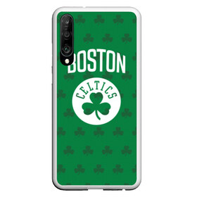 Чехол для Honor P30 с принтом Boston Celtics в Курске, Силикон | Область печати: задняя сторона чехла, без боковых панелей | boston | boston celtics | celtics | бостон | бостон селтикс