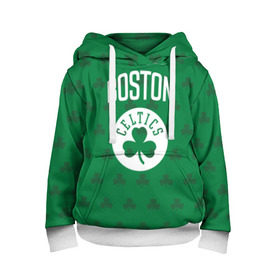 Детская толстовка 3D с принтом Boston Celtics в Курске, 100% полиэстер | двухслойный капюшон со шнурком для регулировки, мягкие манжеты на рукавах и по низу толстовки, спереди карман-кенгуру с мягким внутренним слоем | boston | boston celtics | celtics | бостон | бостон селтикс