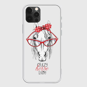 Чехол для iPhone 12 Pro Max с принтом Crazy horse lady в Курске, Силикон |  | Тематика изображения на принте: animal | blonde | bow | crazy | cute | head | horse | lady | look | polka | portrait | red | white | бант | белая | белый | блондинка | взгляд | голова | горошек | животное | красный | леди | лошадь | милый | очки | портрет | сумасшедшая