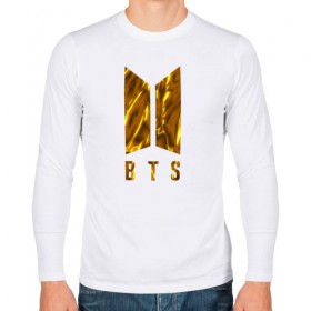 Мужской лонгслив хлопок с принтом BTS GOLDEN в Курске, 100% хлопок |  | bangtan boys | bt21 | bts | bts army | bts stickers | j hope | jimin | jin | jungkook | k pop | rap monster | rapmon | suga | v | бтс | корея | стикеры bts