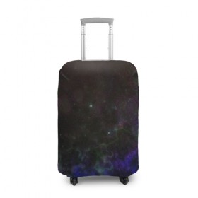 Чехол для чемодана 3D с принтом Космическое сияние в Курске, 86% полиэфир, 14% спандекс | двустороннее нанесение принта, прорези для ручек и колес | galaxy | nebula | space | star | абстракция | вселенная | галактика | звезда | звезды | космический | планеты