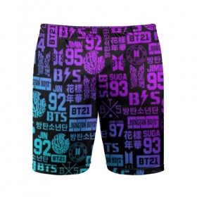 Мужские шорты 3D спортивные с принтом BTS в Курске,  |  | bangtan boys | bt21 | bts | bts army | bts stickers | j hope | jimin | jin | jungkook | k pop | rap monster | rapmon | suga | v | бтс | корея | стикеры bts