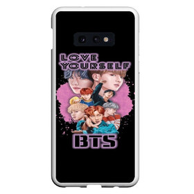 Чехол для Samsung S10E с принтом Bts Army Art в Курске, Силикон | Область печати: задняя сторона чехла, без боковых панелей | bangtan | boy | j hope | jimin | jin | jungkook | korea | luv | rm | suga | v | with | бтс | кей | поп