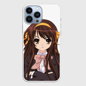 Чехол для iPhone 13 Pro Max с принтом Харухи Судзумия в Курске,  |  | anime girl | haruhi suzumiya | suzumiya haruhi no | аниме | девушки аниме | манга | меланхолия харухи судзумии | харухи судзумия