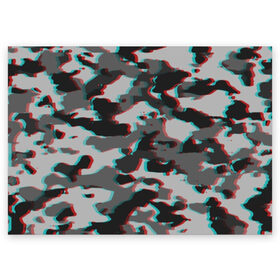 Поздравительная открытка с принтом Серый камуфляж в Курске, 100% бумага | плотность бумаги 280 г/м2, матовая, на обратной стороне линовка и место для марки
 | камуфляж | пиксели | текстуры