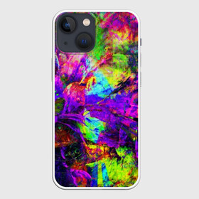 Чехол для iPhone 13 mini с принтом Буйство цвета в Курске,  |  | abstraction | watercolor | абстракция красок | акварель | брызги красок | живопись | краска | потертость красок | размытые краски | текстуры | яркие краски