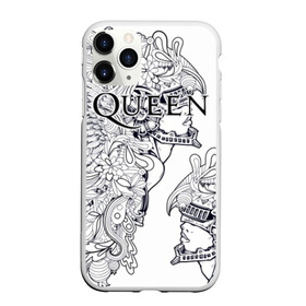 Чехол для iPhone 11 Pro матовый с принтом Queen в Курске, Силикон |  | bohemian | brian | freddie | john | mercury | must go on | queen | rhapsody | roger | taylor | the miracle | the show | роджер тейлор | фредди меркьюри