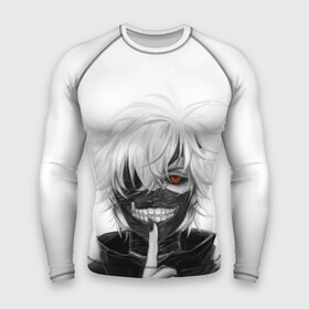 Мужской рашгард 3D с принтом Kaneki Ken в анфас в Курске,  |  | anteiku | ghoul | kaneki | ken | tokyo | антейку | гуль | канеки | кен | токийский