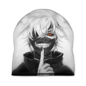 Шапка 3D с принтом Kaneki Ken в Курске, 100% полиэстер | универсальный размер, печать по всей поверхности изделия | anteiku | ghoul | kaneki | ken | tokyo | антейку | гуль | канеки | кен | токийский