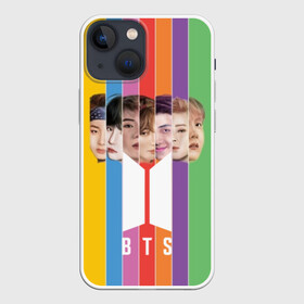 Чехол для iPhone 13 mini с принтом BTS в Курске,  |  | bangtanboys | bt 21 | bts | bts army | bts stickers | j hope | jimin | jin | jungkook | k pop | rap monster | rapmon | suga | актер | бойбенд | бтс | корея | певец | стикеры bts