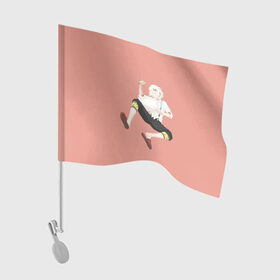 Флаг для автомобиля с принтом Juuzou Suzuya в Курске, 100% полиэстер | Размер: 30*21 см | ccg | ghoul | jason | juuzou | rei | suzuya | tokyo | гуль | джейсон | джузо | рей | рэй | сузуя | токийский
