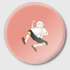 Значок с принтом Juuzou Suzuya в Курске,  металл | круглая форма, металлическая застежка в виде булавки | ccg | ghoul | jason | juuzou | rei | suzuya | tokyo | гуль | джейсон | джузо | рей | рэй | сузуя | токийский
