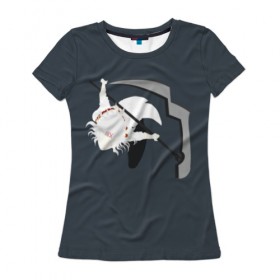 Женская футболка 3D с принтом Juuzou Suzuya в Курске, 100% полиэфир ( синтетическое хлопкоподобное полотно) | прямой крой, круглый вырез горловины, длина до линии бедер | ccg | ghoul | jason | juuzou | rei | suzuya | tokyo | гуль | джейсон | джузо | рей | рэй | сузуя | токийский
