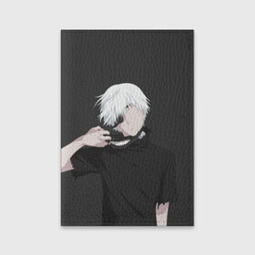 Обложка для паспорта матовая кожа с принтом Kaneki Ken в Курске, натуральная матовая кожа | размер 19,3 х 13,7 см; прозрачные пластиковые крепления | anteiku | ghoul | kaneki | ken | tokyo | антейку | гуль | канеки | кен | токийский