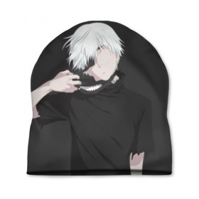 Шапка 3D с принтом Kaneki Ken в Курске, 100% полиэстер | универсальный размер, печать по всей поверхности изделия | anteiku | ghoul | kaneki | ken | tokyo | антейку | гуль | канеки | кен | токийский