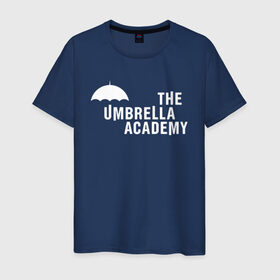 Мужская футболка хлопок с принтом Академия Амбрелла в Курске, 100% хлопок | прямой крой, круглый вырез горловины, длина до линии бедер, слегка спущенное плечо. | netflix | umbrella | umbrella academy | академия амбрелла