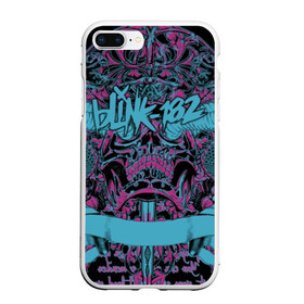 Чехол для iPhone 7Plus/8 Plus матовый с принтом Blink 182 в Курске, Силикон | Область печати: задняя сторона чехла, без боковых панелей | barker | bbc music | california | live | mark hoppus | matt skiba | punk | rock | travis barker | панк | поп панк | рок | скейт | том делонг
