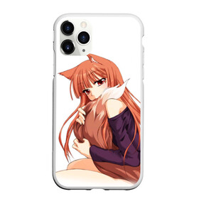 Чехол для iPhone 11 Pro матовый с принтом Волчица и пряности в Курске, Силикон |  | anime | manga | okami to koshinryo | spice and wolf | wolf and spice | аниме | волчица и пряности | волчица и специи | манга | оками то косинрё | ранобэ | холо