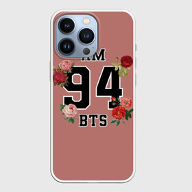 Чехол для iPhone 13 Pro с принтом RM BTS в Курске,  |  | Тематика изображения на принте: bangtan | bighit | boy | fake love | j hope | jimin | jin | jungkook | korea | kpop | live | luv | mic drop | rm | suga | v | with | бтс | кей | поп