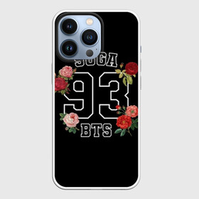 Чехол для iPhone 13 Pro с принтом SUGA 93 BTS в Курске,  |  | Тематика изображения на принте: bangtan | bighit | boy | fake love | j hope | jimin | jin | jungkook | korea | kpop | live | luv | mic drop | rm | suga | v | with | бтс | кей | поп