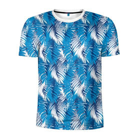 Мужская футболка 3D спортивная с принтом Гавайская с листьями в Курске, 100% полиэстер с улучшенными характеристиками | приталенный силуэт, круглая горловина, широкие плечи, сужается к линии бедра | gta | san andreas | америка | гавайи | дискотека | для отдыха | для путешествий | курортная | маями | мексика | пальмовые листья | пати | пляжная вечеринка | пляжная одежда | с пальмами | сша