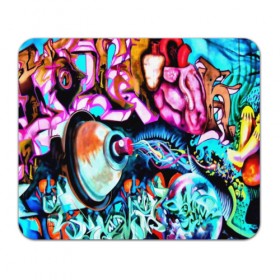 Коврик для мышки прямоугольный с принтом GRAFFITI в Курске, натуральный каучук | размер 230 х 185 мм; запечатка лицевой стороны | grafiti | paint | street art | urban | город | граффити | искусство | кирпичи | краски | рисунки | стена | улицы | уличное искусство