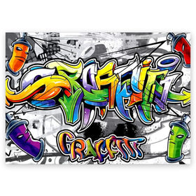 Поздравительная открытка с принтом city street в Курске, 100% бумага | плотность бумаги 280 г/м2, матовая, на обратной стороне линовка и место для марки
 | grafiti | paint | street art | urban | город | граффити | искусство | кирпичи | краски | рисунки | стена | улицы | уличное искусство