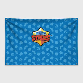 Флаг-баннер с принтом Brawl Stars в Курске, 100% полиэстер | размер 67 х 109 см, плотность ткани — 95 г/м2; по краям флага есть четыре люверса для крепления | brawl stars | jessie | leon | spike | бравл старс | джесси | леон | спайк