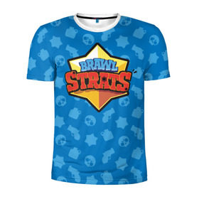 Мужская футболка 3D спортивная с принтом Brawl Stars в Курске, 100% полиэстер с улучшенными характеристиками | приталенный силуэт, круглая горловина, широкие плечи, сужается к линии бедра | brawl stars | jessie | leon | spike | бравл старс | джесси | леон | спайк
