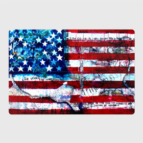 Магнитный плакат 3Х2 с принтом АМЕРИКА в Курске, Полимерный материал с магнитным слоем | 6 деталей размером 9*9 см | Тематика изображения на принте: usa | абстракция | америка | американский | герб | звезды | краска | символика сша | страны | сша | флаг | штаты