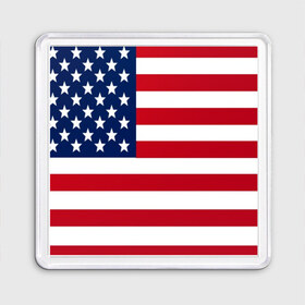 Магнит 55*55 с принтом USA в Курске, Пластик | Размер: 65*65 мм; Размер печати: 55*55 мм | Тематика изображения на принте: usa | абстракция | америка | американский | герб | звезды | краска | символика сша | страны | сша | флаг | штаты