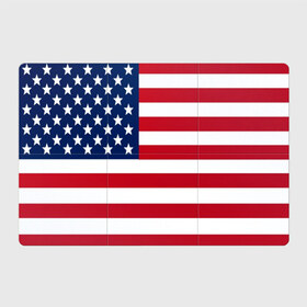 Магнитный плакат 3Х2 с принтом USA в Курске, Полимерный материал с магнитным слоем | 6 деталей размером 9*9 см | Тематика изображения на принте: usa | абстракция | америка | американский | герб | звезды | краска | символика сша | страны | сша | флаг | штаты