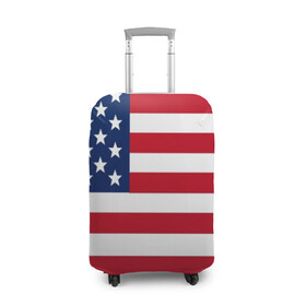 Чехол для чемодана 3D с принтом USA в Курске, 86% полиэфир, 14% спандекс | двустороннее нанесение принта, прорези для ручек и колес | Тематика изображения на принте: usa | абстракция | америка | американский | герб | звезды | краска | символика сша | страны | сша | флаг | штаты