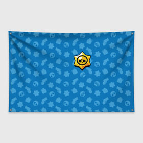 Флаг-баннер с принтом Brawl Star в Курске, 100% полиэстер | размер 67 х 109 см, плотность ткани — 95 г/м2; по краям флага есть четыре люверса для крепления | brawl stars | jessie | leon | spike | бравл старс | джесси | леон | спайк