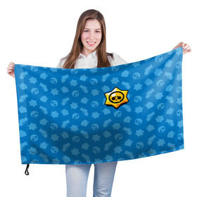 Флаг 3D с принтом Brawl Star в Курске, 100% полиэстер | плотность ткани — 95 г/м2, размер — 67 х 109 см. Принт наносится с одной стороны | brawl stars | jessie | leon | spike | бравл старс | джесси | леон | спайк