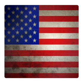 Магнитный плакат 3Х3 с принтом Американский флаг в Курске, Полимерный материал с магнитным слоем | 9 деталей размером 9*9 см | Тематика изображения на принте: usa | абстракция | америка | американский | герб | звезды | краска | символика сша | страны | сша | флаг | штаты