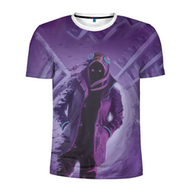Мужская футболка 3D спортивная с принтом Purple в Курске, 100% полиэстер с улучшенными характеристиками | приталенный силуэт, круглая горловина, широкие плечи, сужается к линии бедра | brawl stars | jessie | leon | spike | бравл старс | джесси | леон | спайк