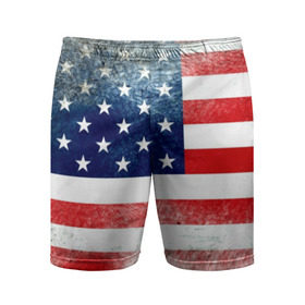 Мужские шорты 3D спортивные с принтом Америка Флаг в Курске,  |  | usa | абстракция | америка | американский | герб | звезды | краска | символика сша | страны | сша | флаг | штаты